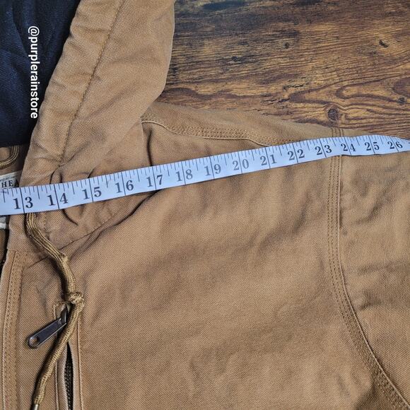 Vtg Red Head Brand Co Canvas Duck Jacket 2XLT Hooded Golden Brown Streetwear - Picture 7 of 13